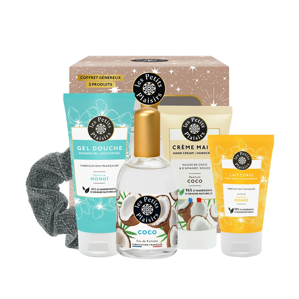 Les Petits Plaisirs Coco – zestaw kosmetyków prezentowych z perfumami 5 szt