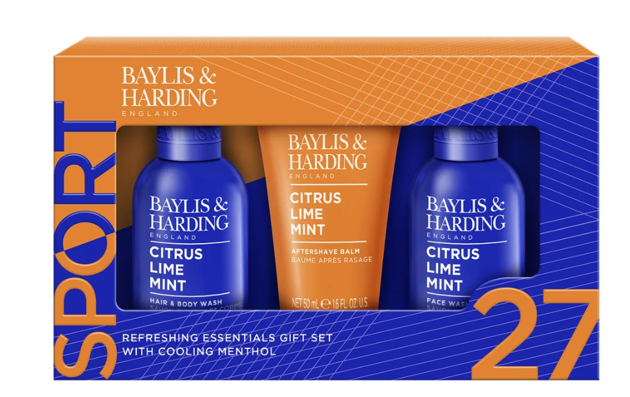 Baylis & Harding Sport Citrus, Lime & Mint – zestaw kosmetyków dla mężczyzn 3 szt.