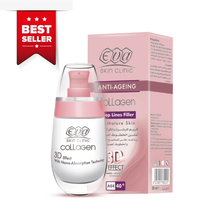 EVA Skin Clinic Collagen Deep Lines Filler 50 ml – Krem przeciwzmarszczkowy z kolagenem 40+