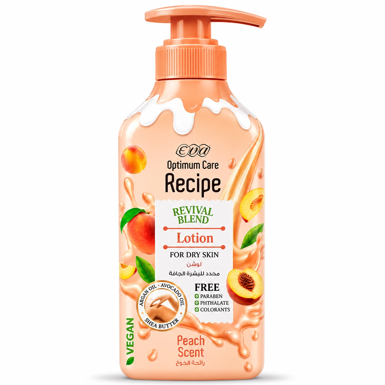 EVA Optimum Care Recipe Revival Blend Lotion o zapachu brzoskwini 370 ml