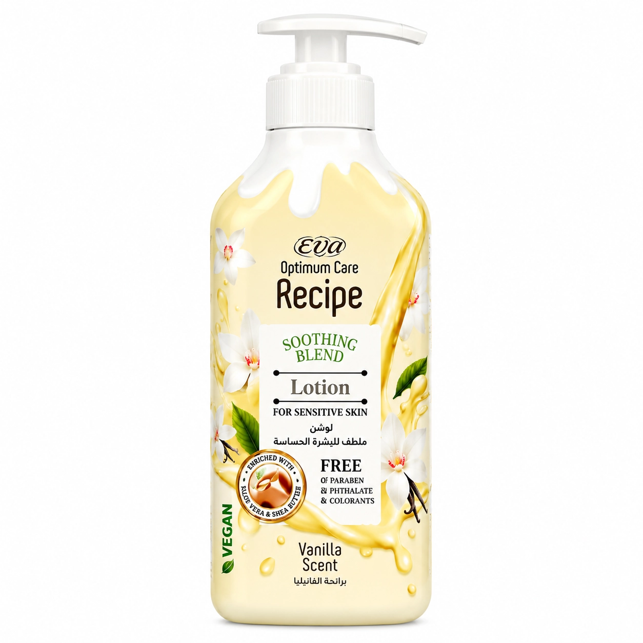 Balsam łagodzący EVA Optimum Care Recipe o zapachu wanilii 370 ml