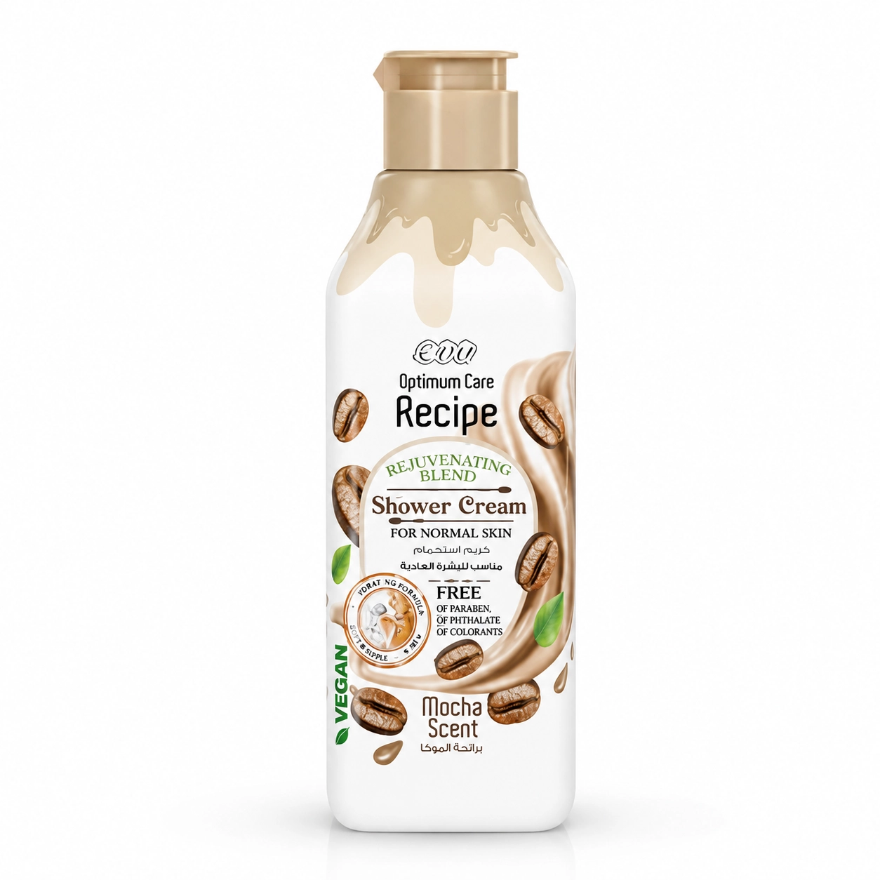EVA Optimum Care Shower Cream Mocha – kremowy żel pod prysznic o zapachu mokki 370 ml