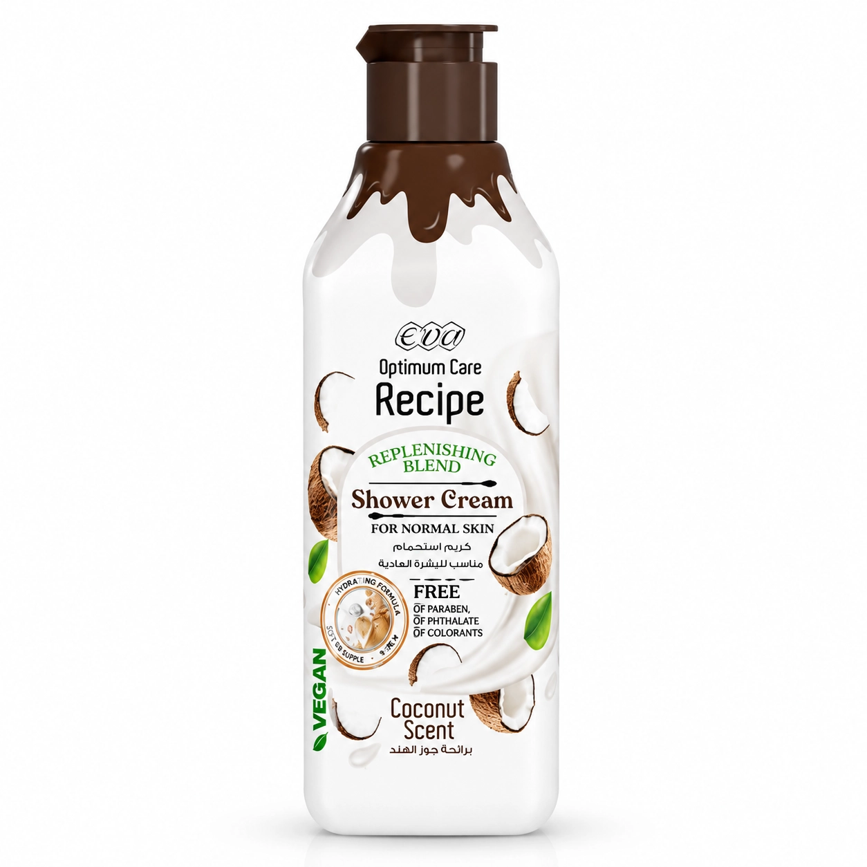 EVA Optimum Care Shower Cream Coconut – kokosowy krem pod prysznic do skóry normalnej 370 ml