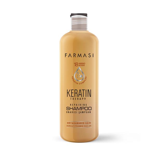 FARMASI Keratin Therapy Repairing Shampoo – regenerujący szampon keratynowy do włosów suchych i zniszczonych