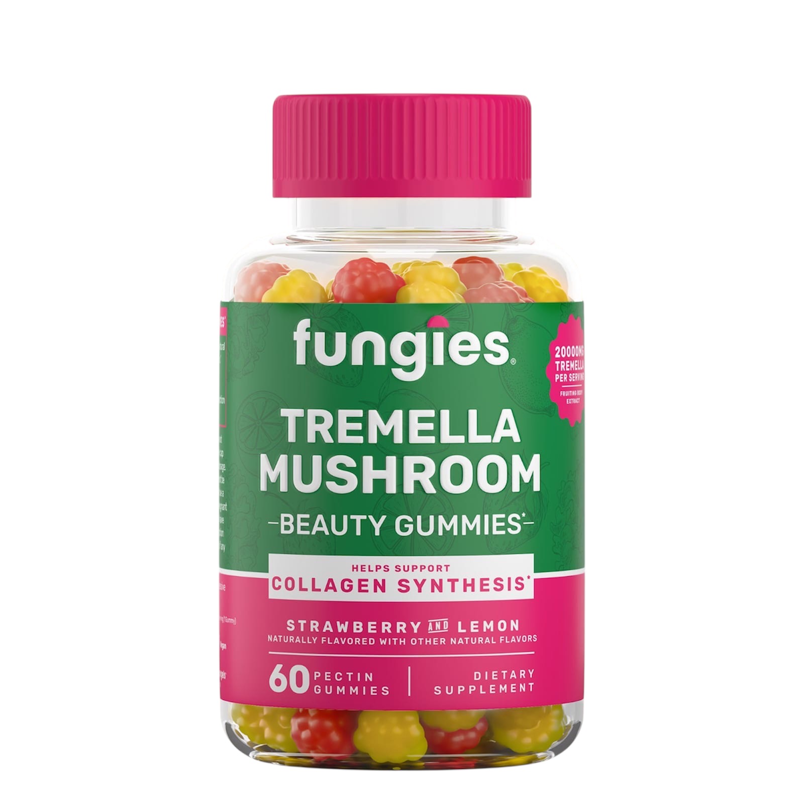 Fungies | Żelki kosmetyczne Tremella Mushroom Beauty Gummies 60 szt.