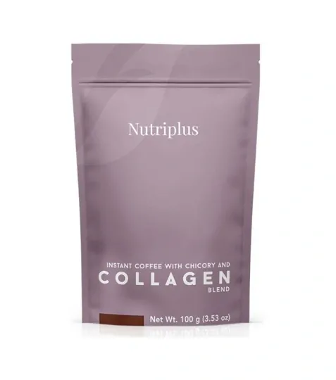 Nutriplus | Kawa rozpuszczalna z cykorią i kolagenem 100 g