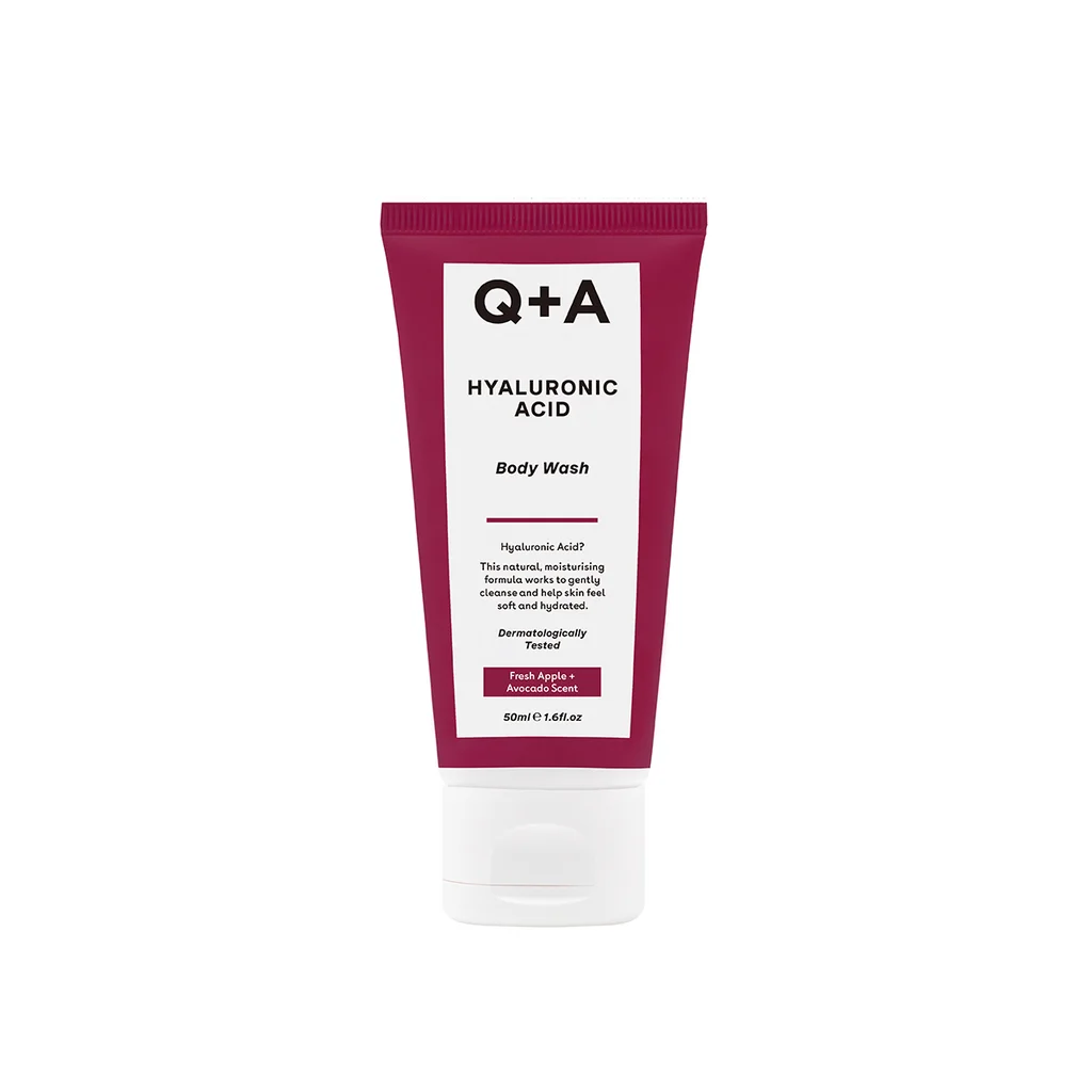 Q+A Hyaluronic Acid Body Wash – nawilżający żel pod prysznic z kwasem hialuronowym 50 ml