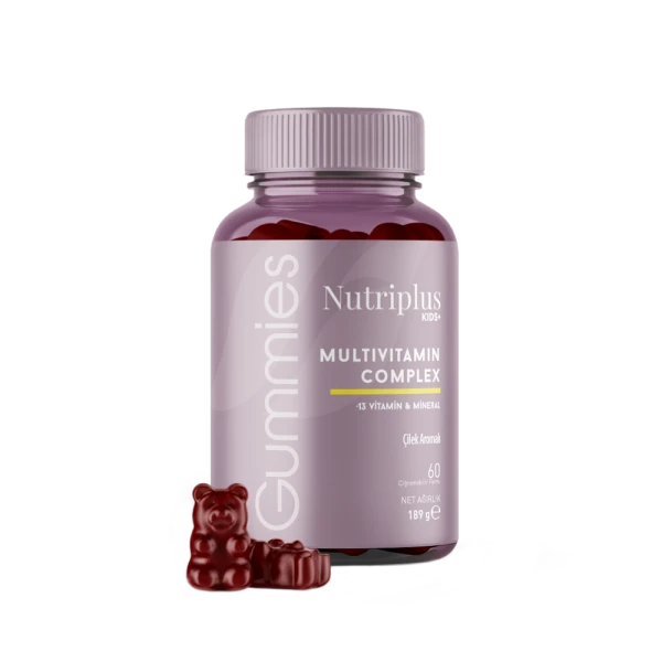 Farmasi Nutriplus multivitamínové želé bonbony nabízí chutnou a praktickou formu denní doplňkové výživy. Balení 165 g obsahuje 60 jahodových želé (dávka na 30 dní při 2 denně). Produkt je bez přidaného cukru, bez želatiny, vhodný pro vegany i celiaky. Kombinace vitaminů A, C, D, B6, B12, kyseliny listové, zinku a jódu podporuje imunitu, růst, zdravé kosti a zrak a přispívá k energetickému metabolismu. Výrobek prochází kontrolami podle HACCP a GMP. Skladujte v suchu a mimo přímé slunce.