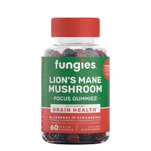 Lion’s Mane gummies, Fungies, doplněk na mozek, soustředění, paměť, korálovec ježatý, doplněk stravy pro mozek, přírodní nootropikum, focus gummies, veganské vitamíny.