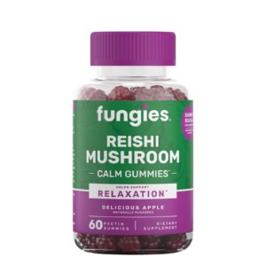 Reishi gummies, houba reishi, reishi doplněk stravy, calm gummies, reishi mushroom, přírodní relaxace, doplněk pro spánek, veganské vitamíny, fungies reishi, relaxační gumíky, adaptogeny, jablečné vitamíny