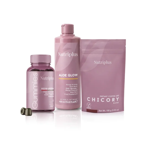 Nutriplus Gummies – Red & Green jsou chutné želé vitamíny inspirované silou červeného ovoce a zelené zeleniny. Kombinují skvělou chuť s praktickým užíváním – ideální pro ty, kteří chtějí podpořit pestrý jídelníček jednoduchou formou. Co přináší? 🍓 „Red“ – inspirováno červeným ovocem 🥬 „Green“ – inspirováno zelenou zeleninou 😋 Lahodná forma želé bonbonů 🎯 Praktické denní užívání Pro koho jsou vhodné? Pro všechny, kteří chtějí pohodlně doplnit vyvážený životní styl – doma, v práci i na cestách.